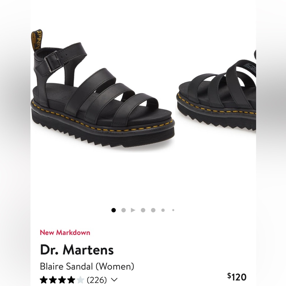 EUC Dr. Martens Blair Sandal Size 6